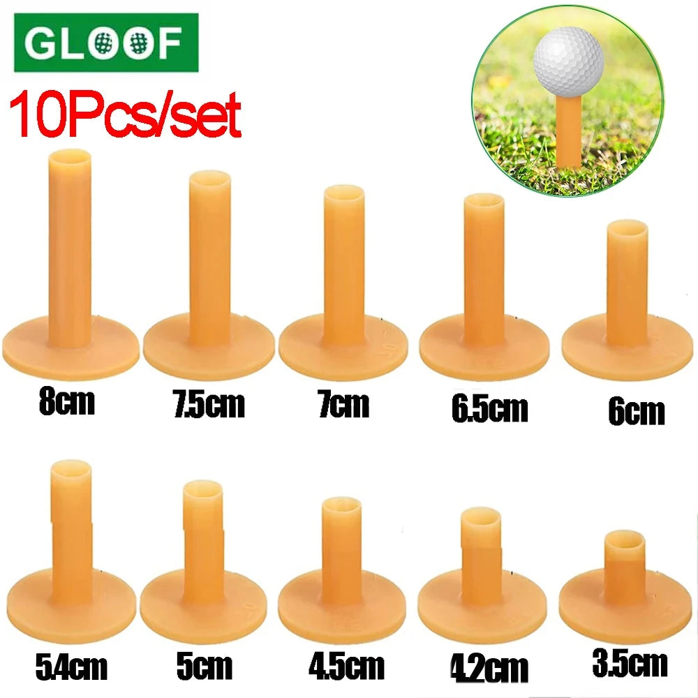 10 Stück Gummi Golf Tees