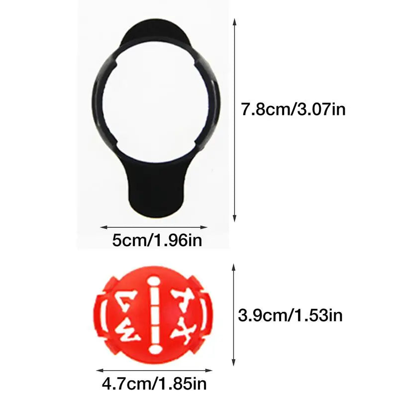 6 Stück/Set Golfball Linienmarker Schablonen